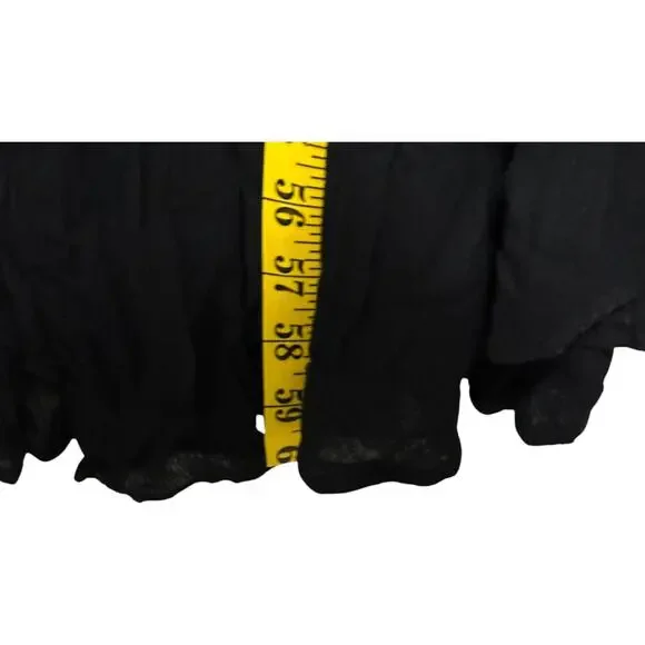 NWT Free People Black Martini Kaftan One Shoulder Maxi Dress (S) - Picture 9 of 13